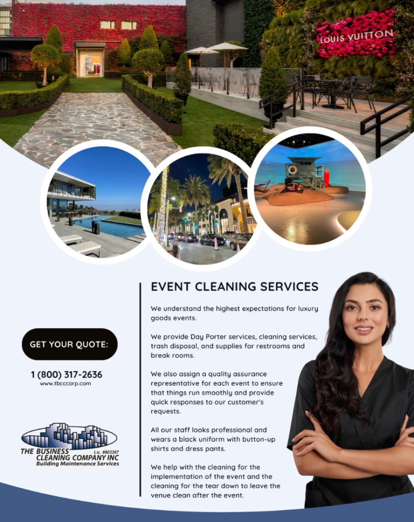 event cleaning service