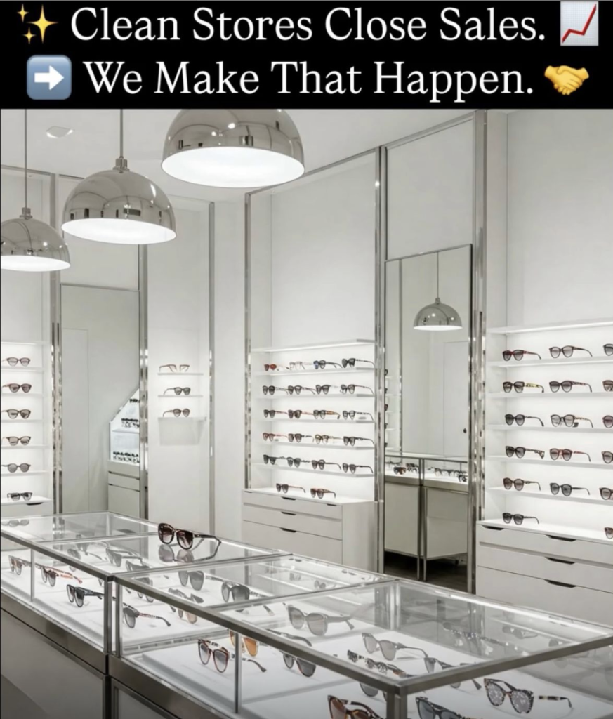 clean stores close sales