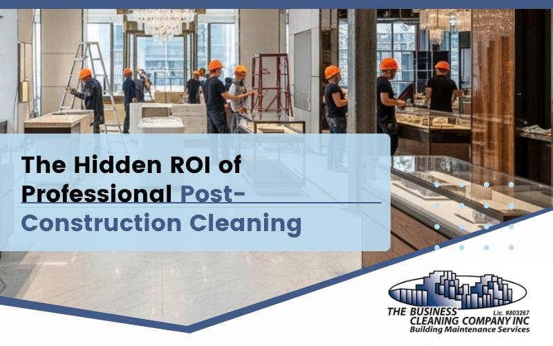 ROI post construction cleaning